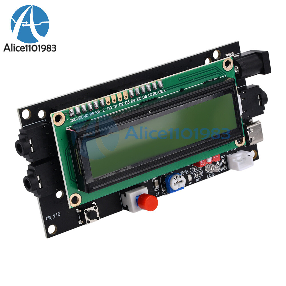 LCD1602 Ham Radio Essential CW Decoder Morse Code Reader Translator Decoder