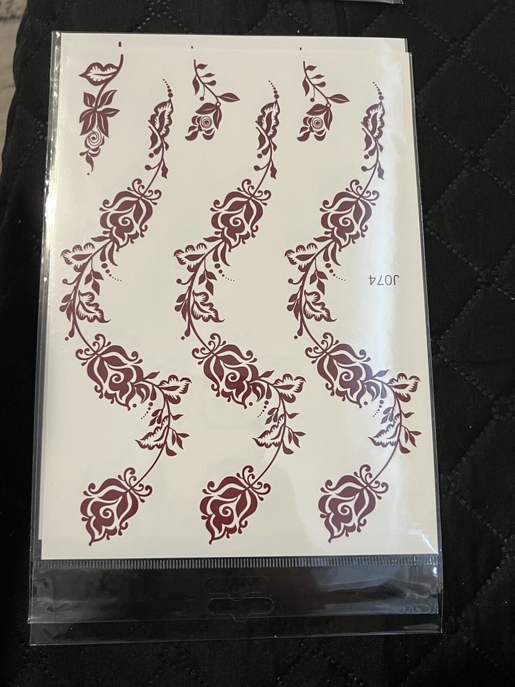 henna stickers