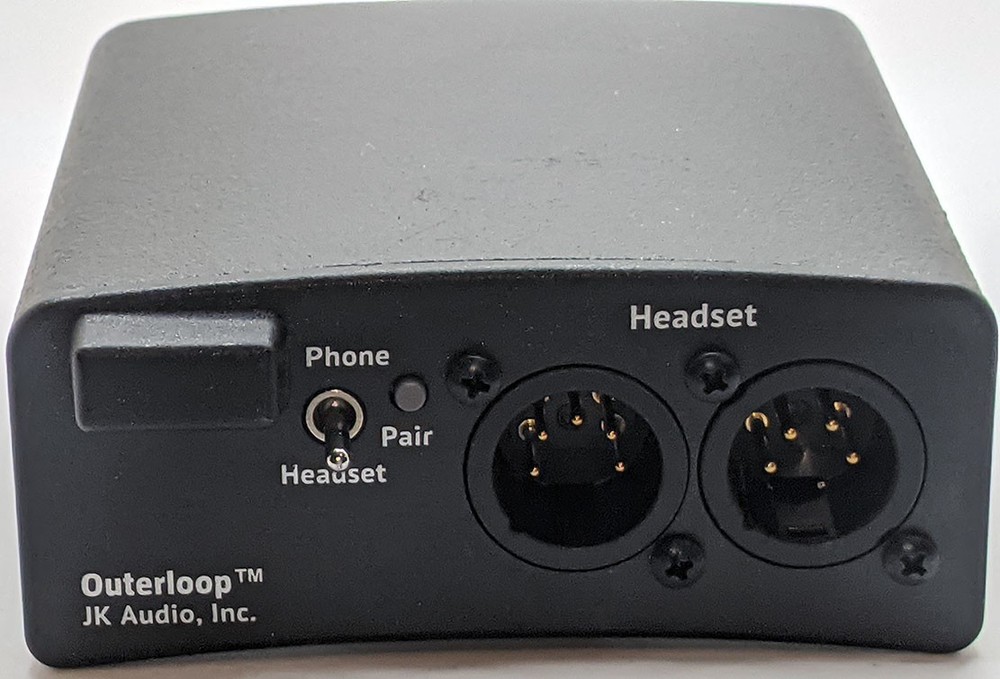 JK Audio Outerloop XLR M Intercom Belt Pack, READ!