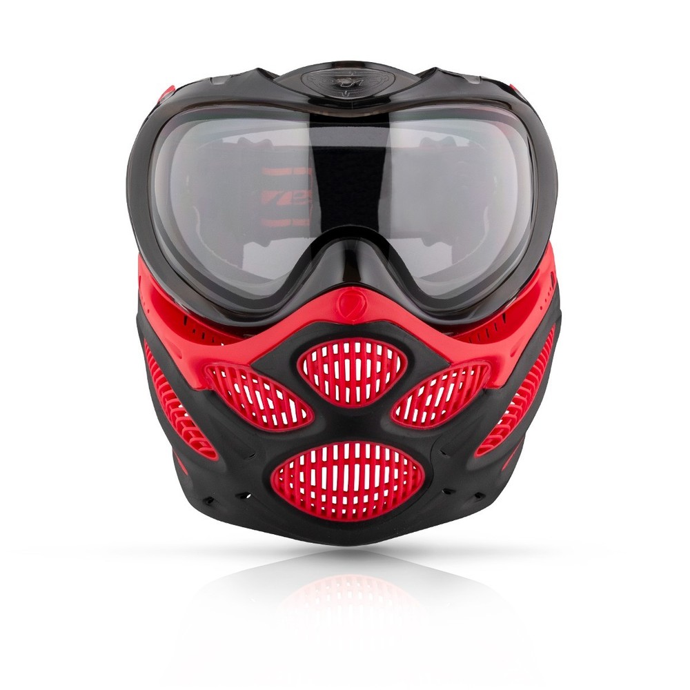 Dye Paintball i3 Pro Protective Padded Gear Goggle System Mask Fire Red