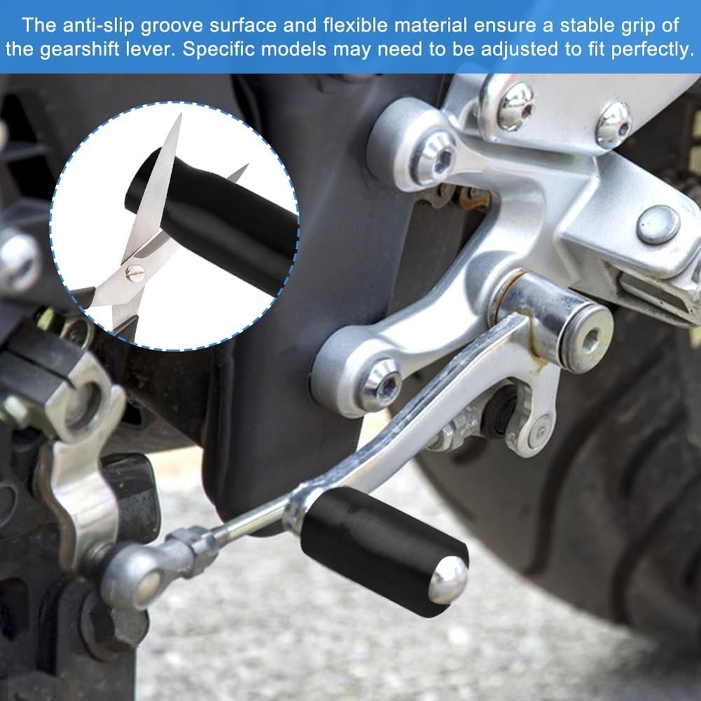 6PC Motorcycle Shifter Shoe Protector Rubber Gear Shift Boot Toe Cover Quick