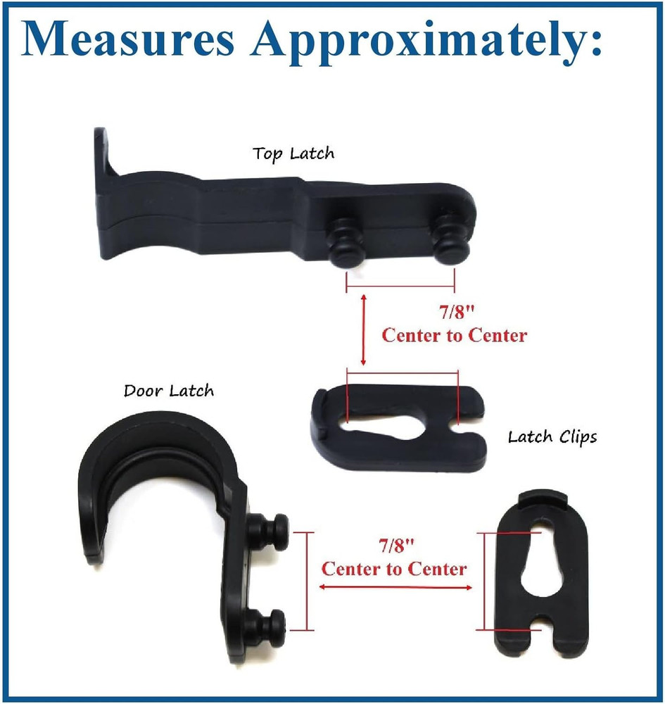 Mailbox Latch Repair Kit Solar Group Replacement Plastic Catch Fix Set
