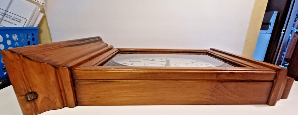 Vintage Verichron Quartz Wall Clock with Sweep Second Hand Dial