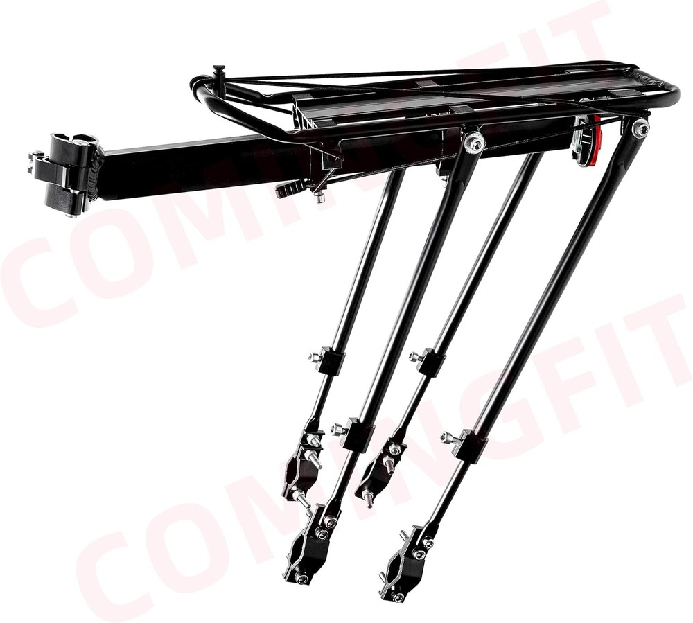 180lbs Capacity Solid Bearings Universal Adjustable Bicycle Luggage Cargo Rack