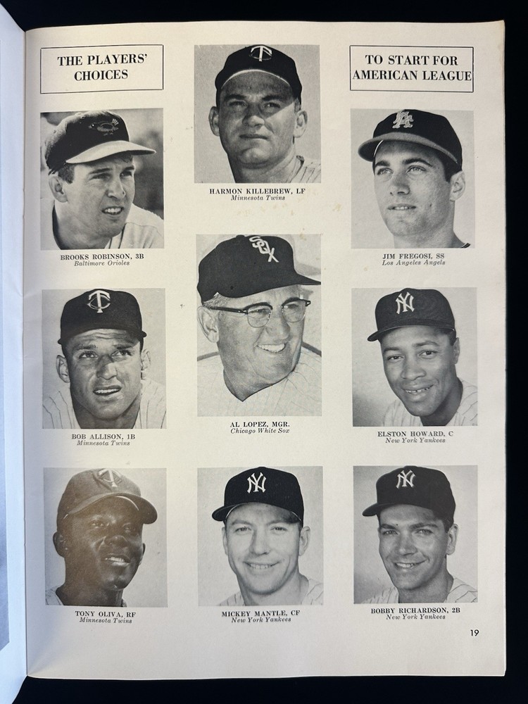 1964 MLB Baseball All-Star Game Program @ Shea Stadium - scored - VG-EX/EX
