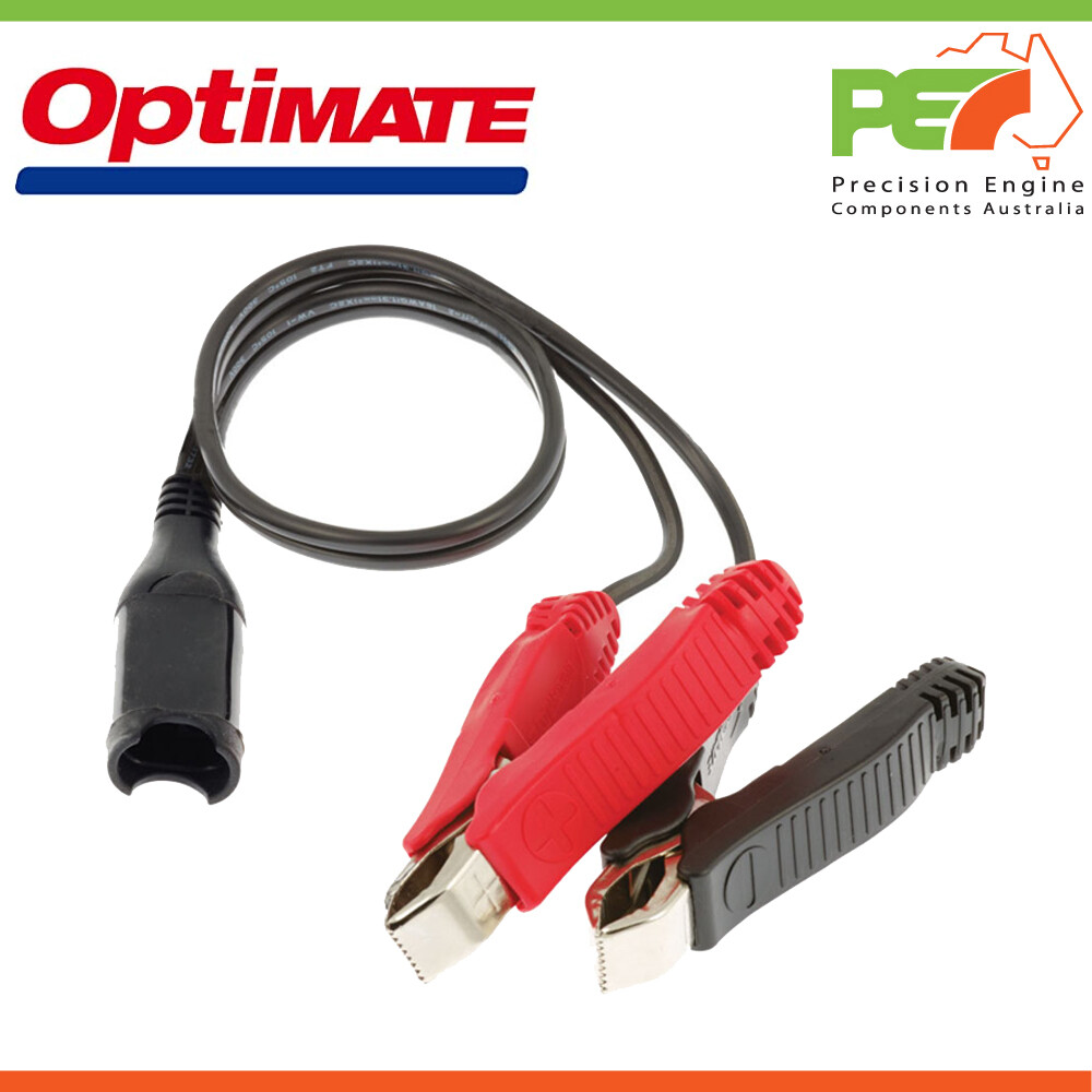 New * OPTIMATE * Alligator / Battery Clips - Easy Grip Rubber Handles