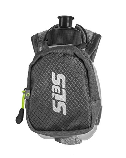 Small Running Water Bottle Handheld - 10 oz With Adjustable Hand Strap,