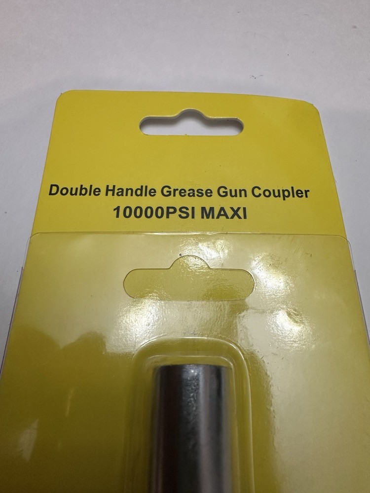 1 Piece Double Handle Grease Gun Coupler 10000PSI MAXI