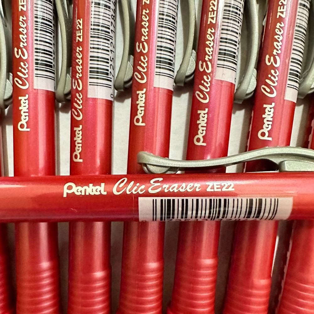 14 Pentel Clic Erasers ZE22