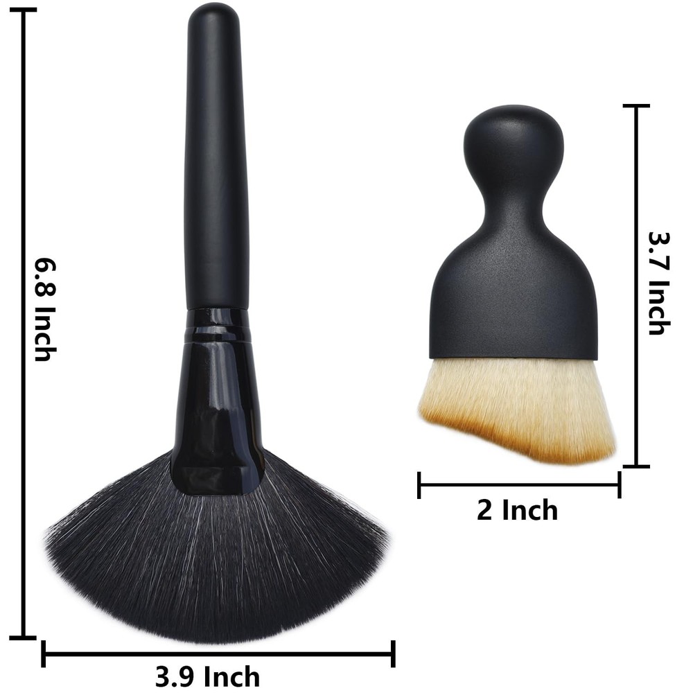 3 Pack Exquisite Microfiber Duster Brush, Car Interior Cleaning Tool, Small B...
