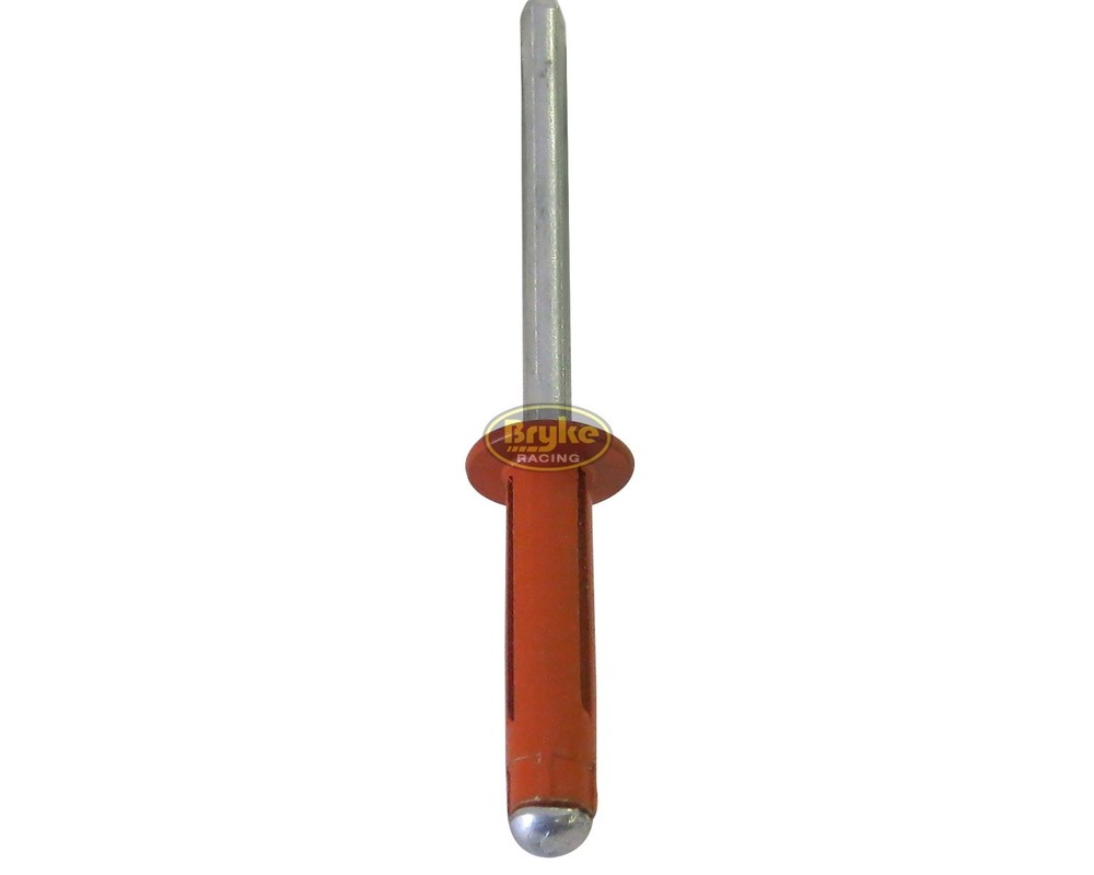Exploding Small Head Orange Pop Rivets 50ct. Tri Fold Fasteners Rivet USMTS IMCA
