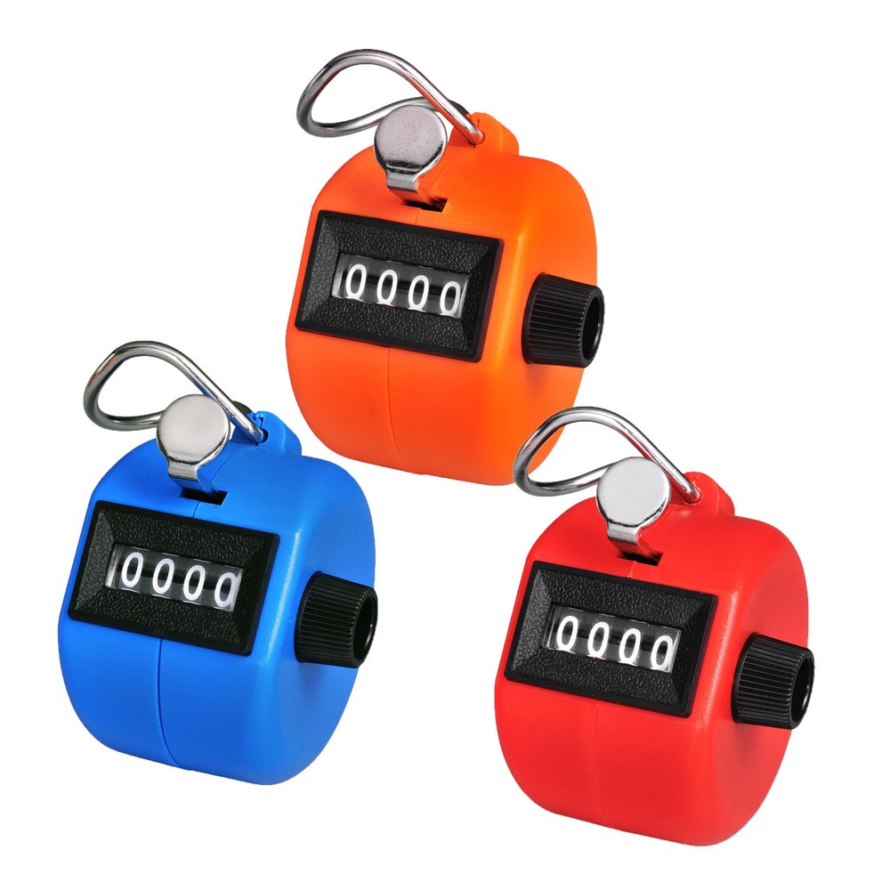 Handheld 4 Digit Tally Palm Clicker Counter 4 Digit Display