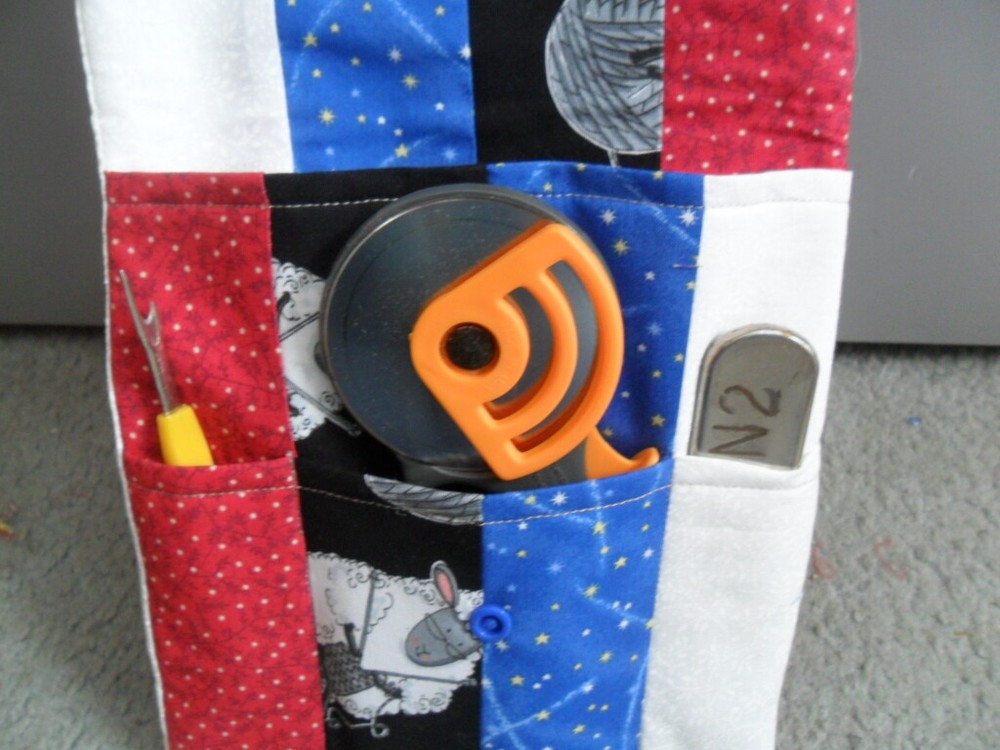 Handmade Cotton Fabric Sewing Quilting Organizer