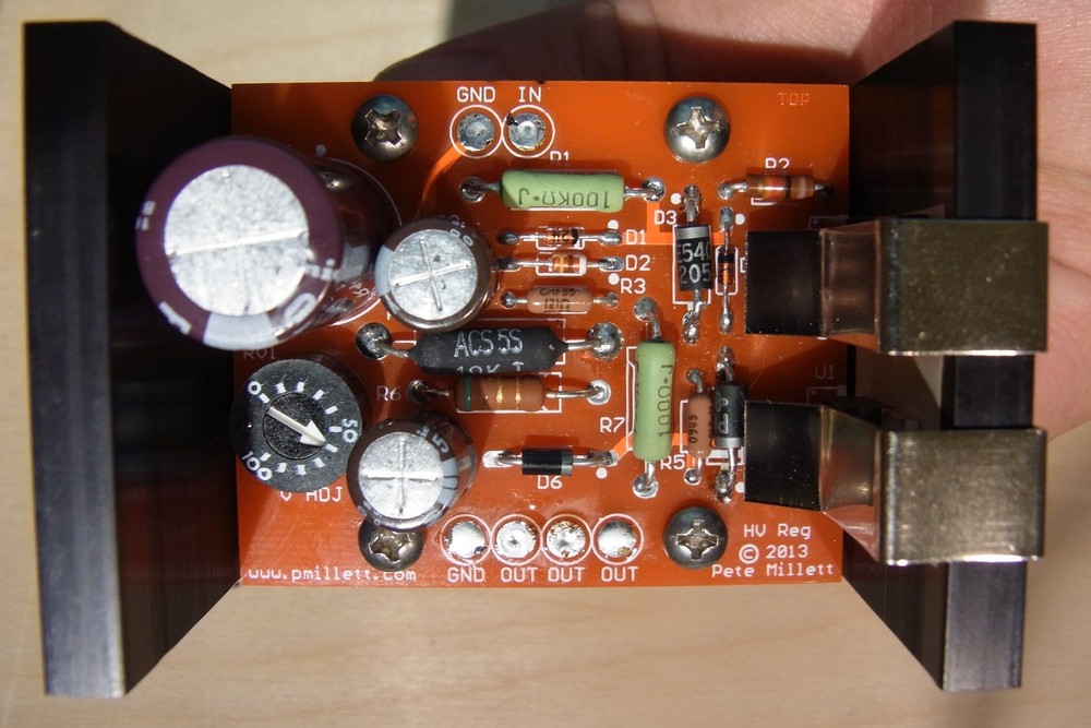 DIY PCB - High voltage "Maida" style regulator PCB