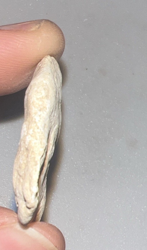 Natural hag stone .15 oz. Small