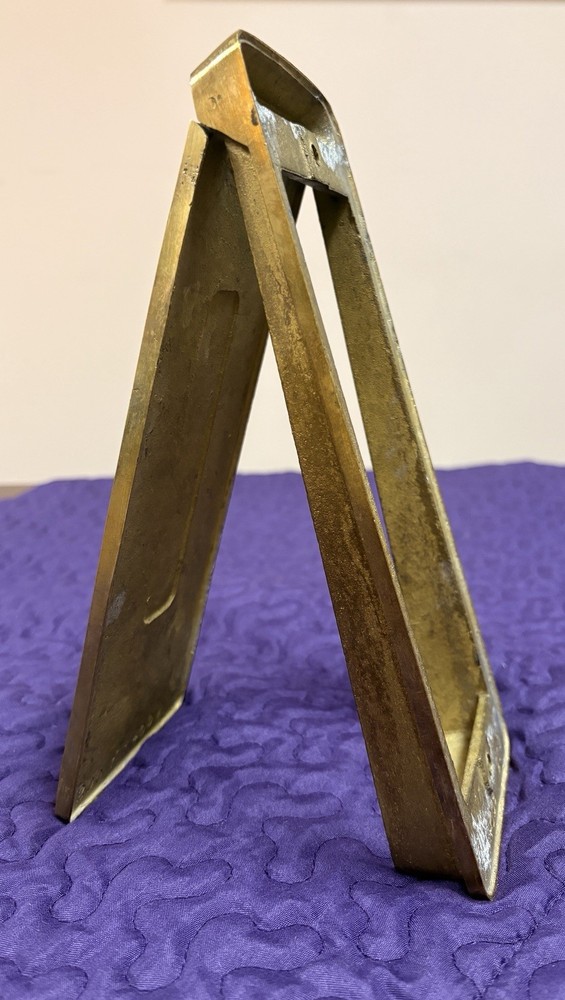 Heavy 1900's Era Solid Brass Vertical Mount Mail Slot.