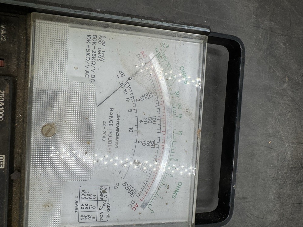 Micronta 43 Range Doubler Multitester 22-204B Untested