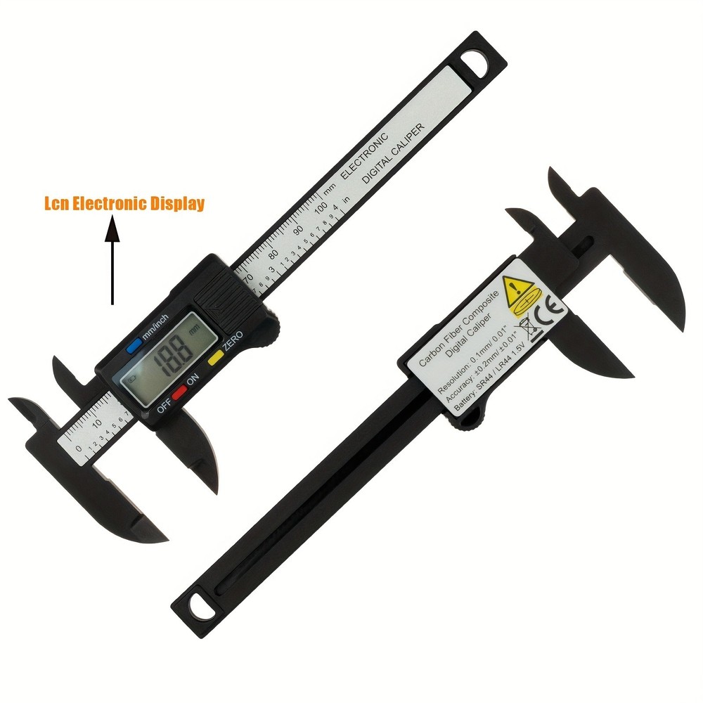 150mm Electronic Digital Plastic Vernier Caliper with LCD Display