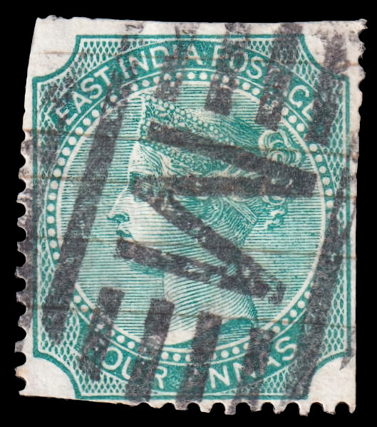 India Scott 26B, Type II (1866) Used P C