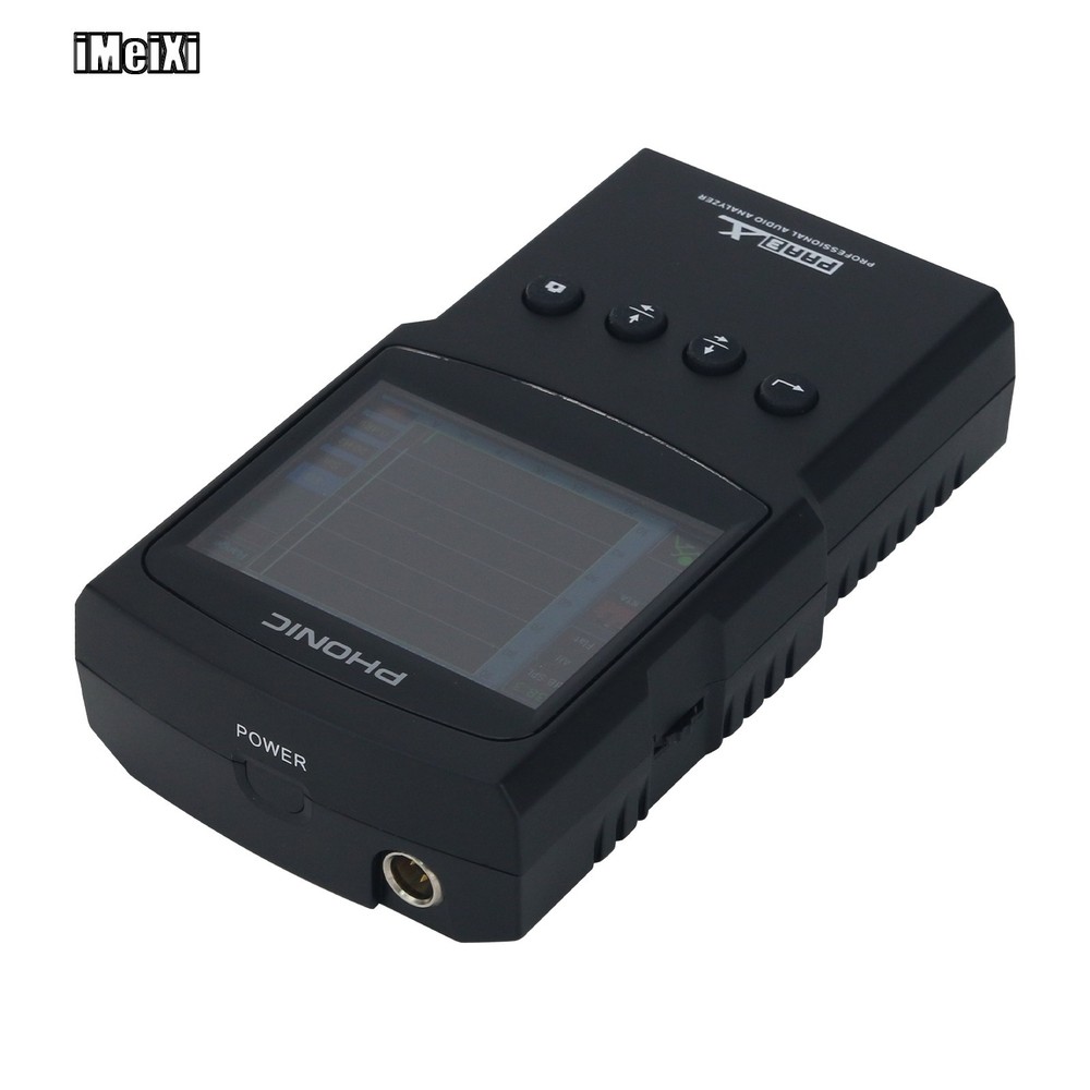 PHONIC PAA3X Handheld Audio Spectrum Analyzer Support Screenshot Balanced XLR