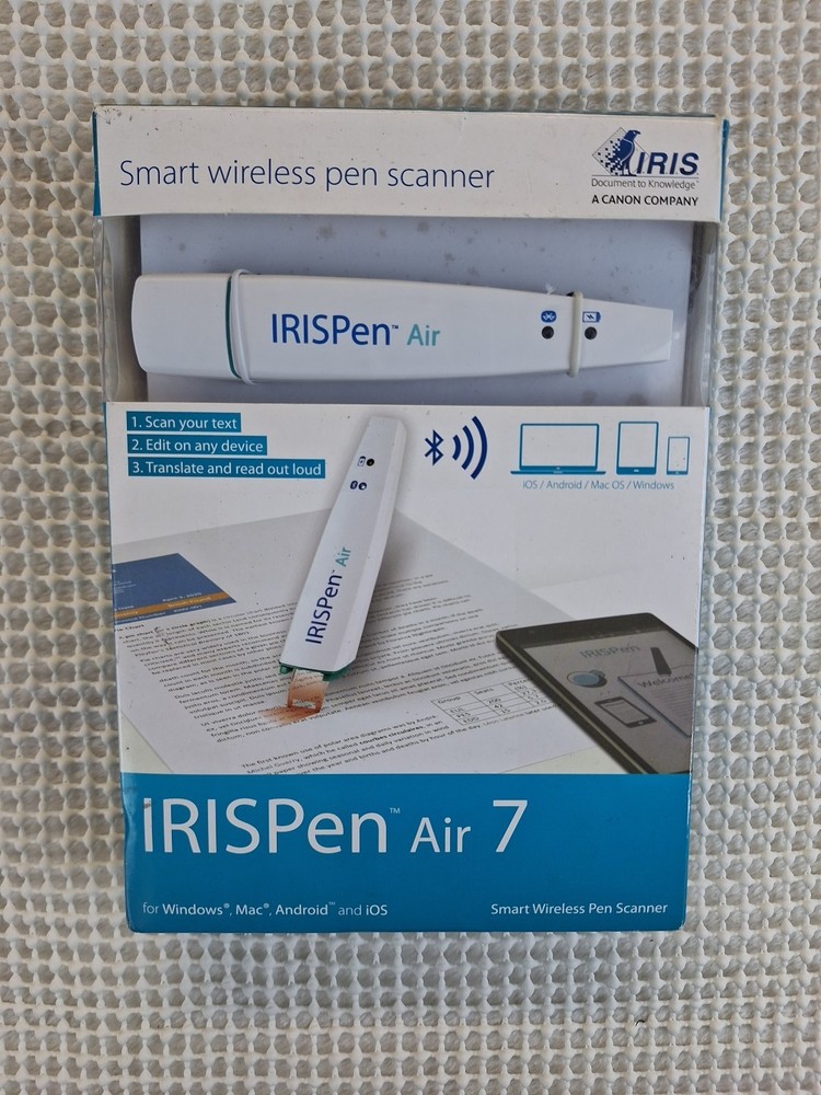 Iris Pen IrisPen Air 7 Smart Wireless Pen Scan Windows Mac Android OPEN BOX READ