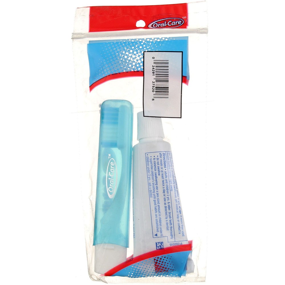 2 Pack Crest Cavity Protection Compact Toothbrush & Toothpaste Kit