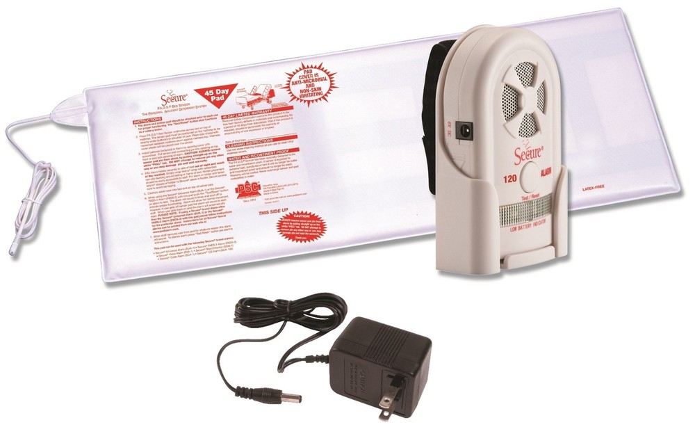 Secure  Bed Exit Patient Sensor Pad Alarm Elderly Fall & Wandering Prevention