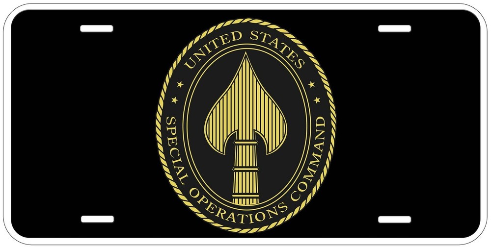 US Special Operations Command Novelty Car License Plate