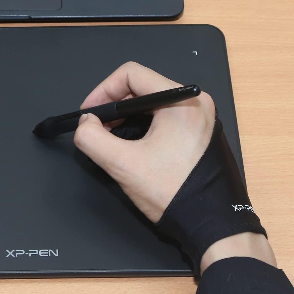 XP Pen drawing glove two finger tablet glove