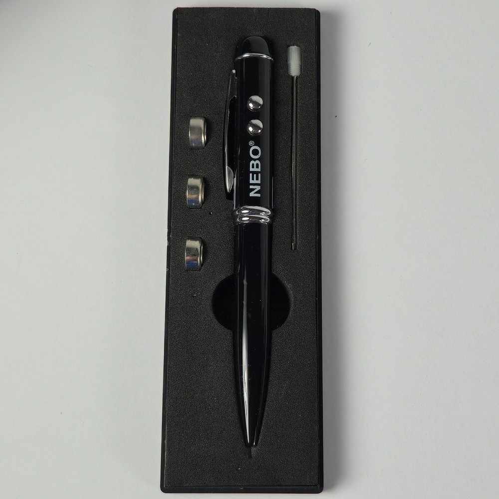 NEBO Ink Writing Pen Light Laser Pointer Flashlight