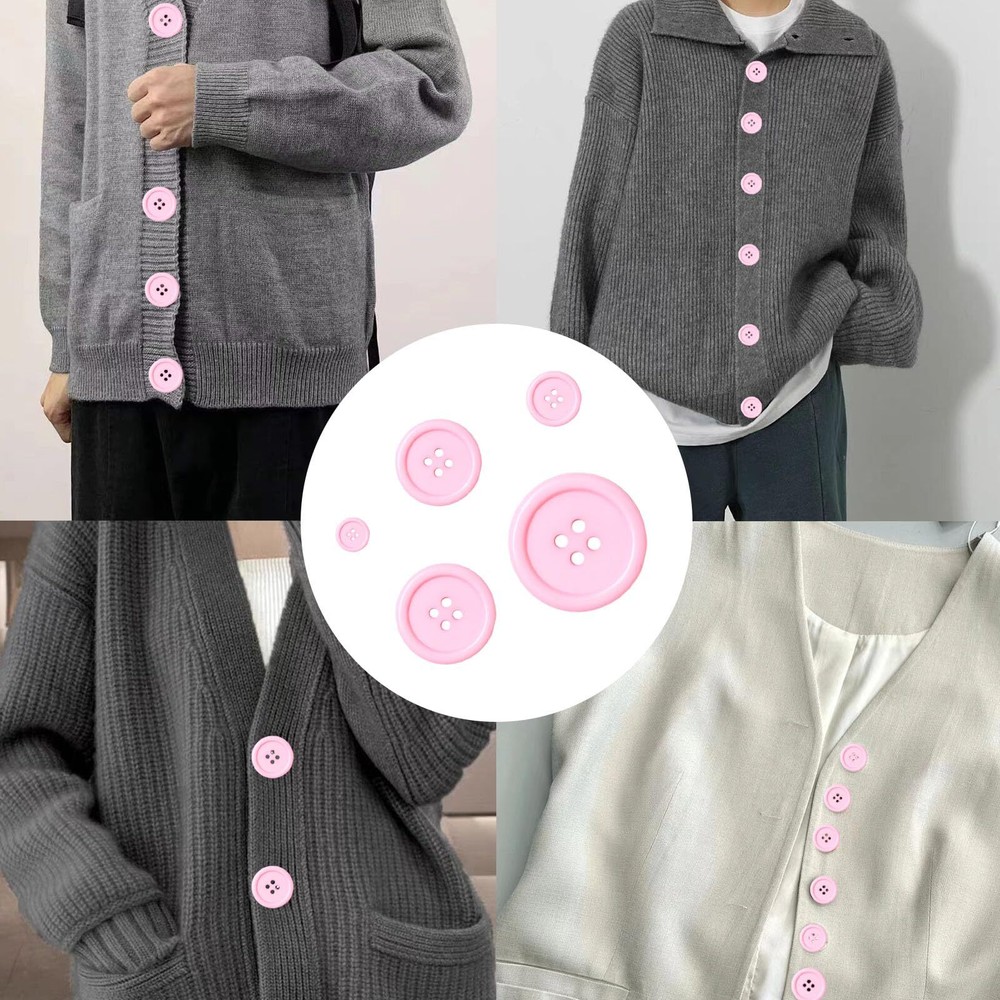 100 pcs Buttons for Crafts Buttons Button DIY Buttons Mixed Sewing Buttons 5 ...