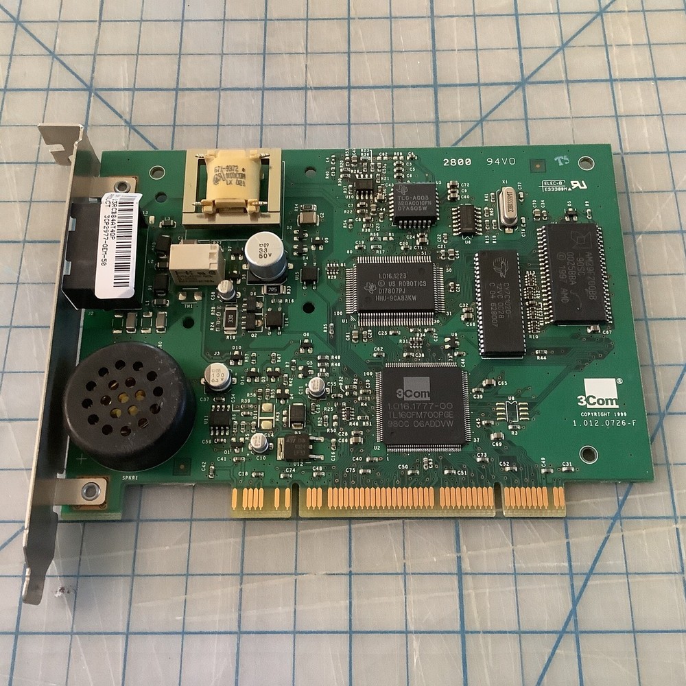 3Com Desktop Computer Modem 1.012.0726-F US Robotics Model 0726