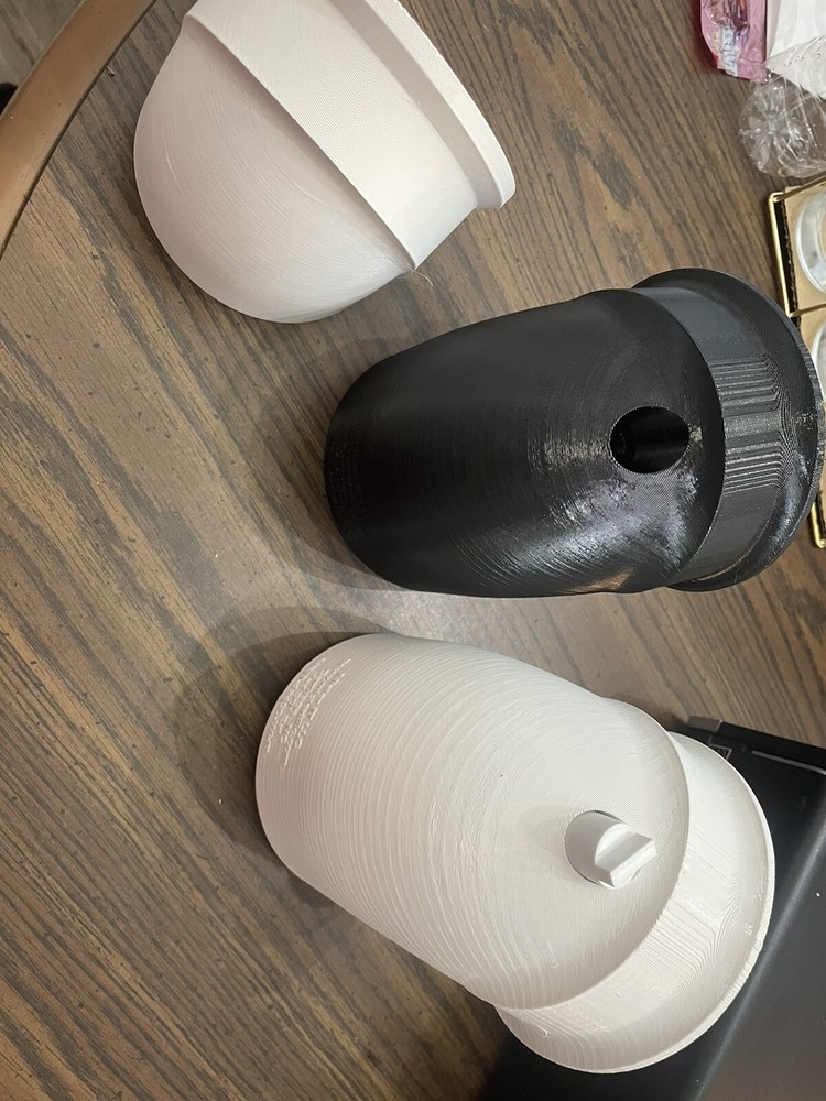 ring floodlight camera eave mount Install Kit Horizontal Soffit Flood Light Wht