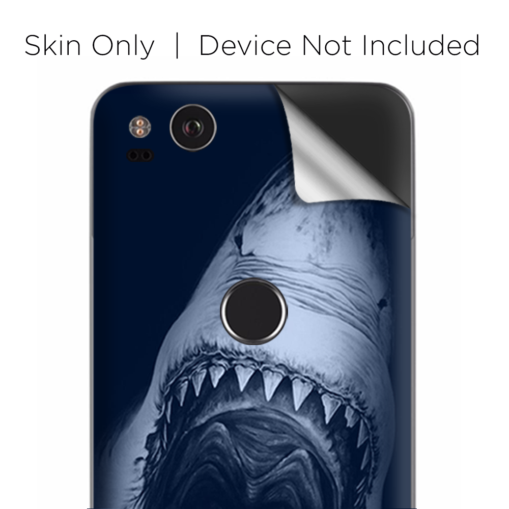 Google Pixel 2 Skins Decal Wrap Shark attack