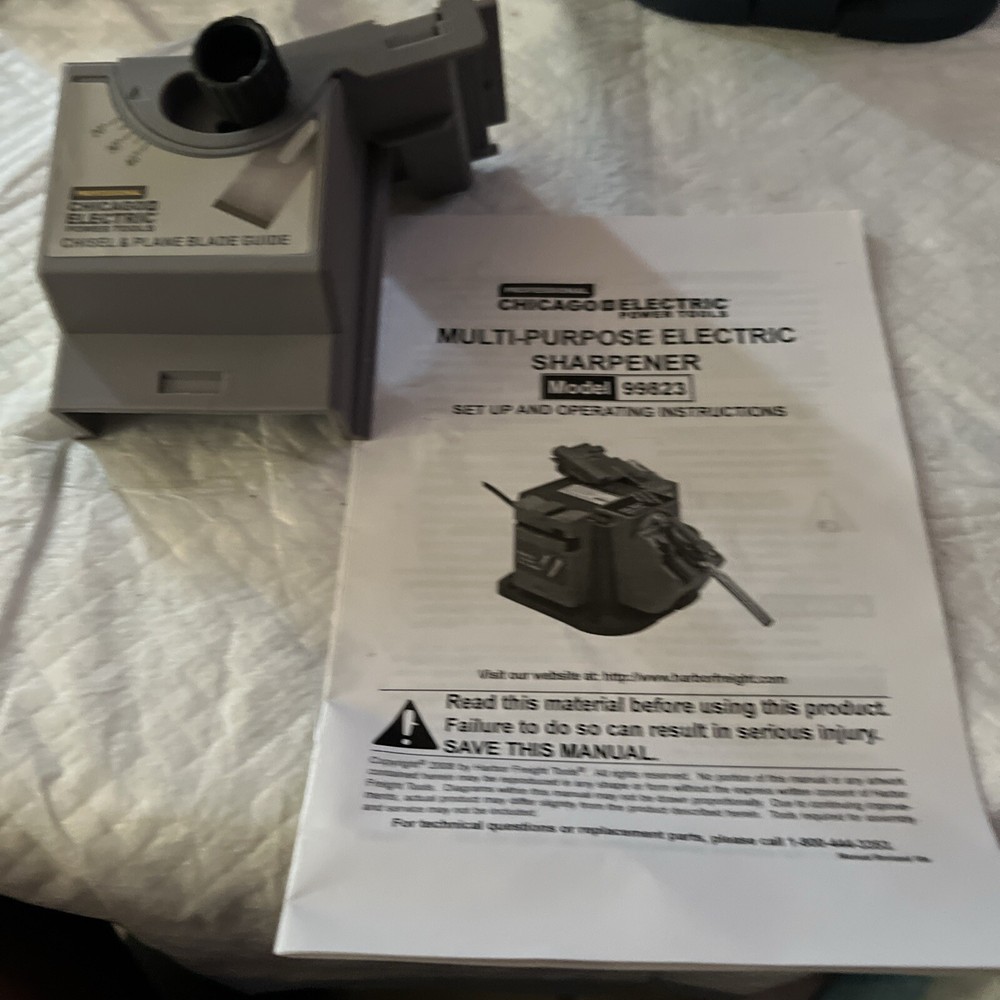 Chicago Electric Power Tools 99823 Multipurpose Sharpener -