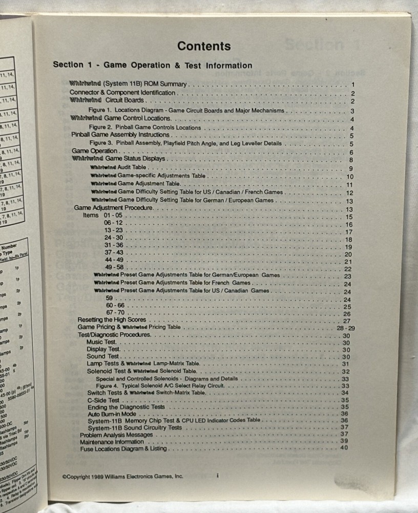 ORIGINAL-WILLIAMS-WHIRLWIND-OPERATIONS MANUAL-OPERATORS HANDBOOK