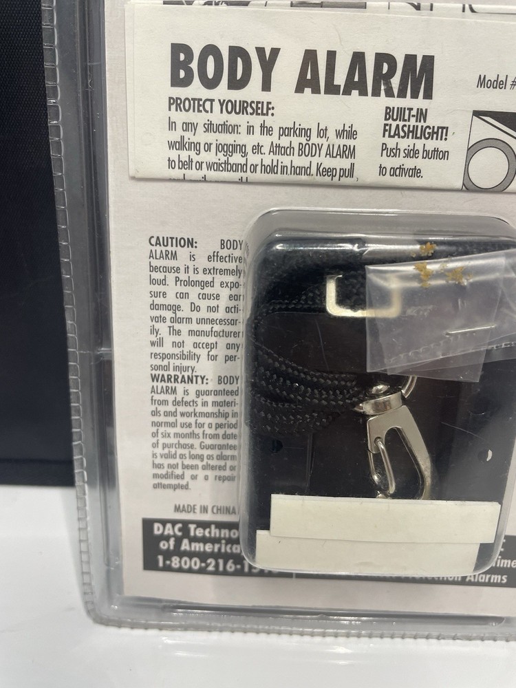 130db Body Alarm DAC Technologies NEW