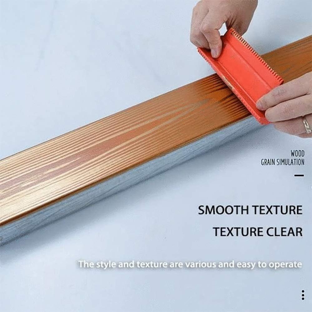 4 Piece Wood Graining,Tools Rubber Graining Tools, DIY 4 Grainers