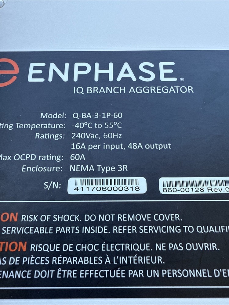 ENPHASE IQ BRANCH AGGREGATOR
