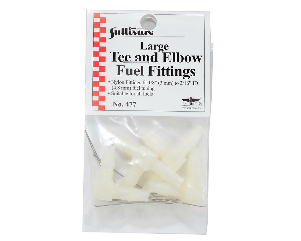 Sullivan 1/8 & 3/16 Large Tee & Elbow Fitting Set (4) [SUL477]