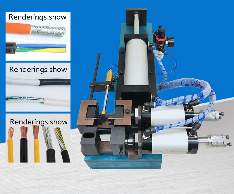 Pneumatic Stripping Machine Power Cord Cable Core Wire Pneumatic Peeling Machine