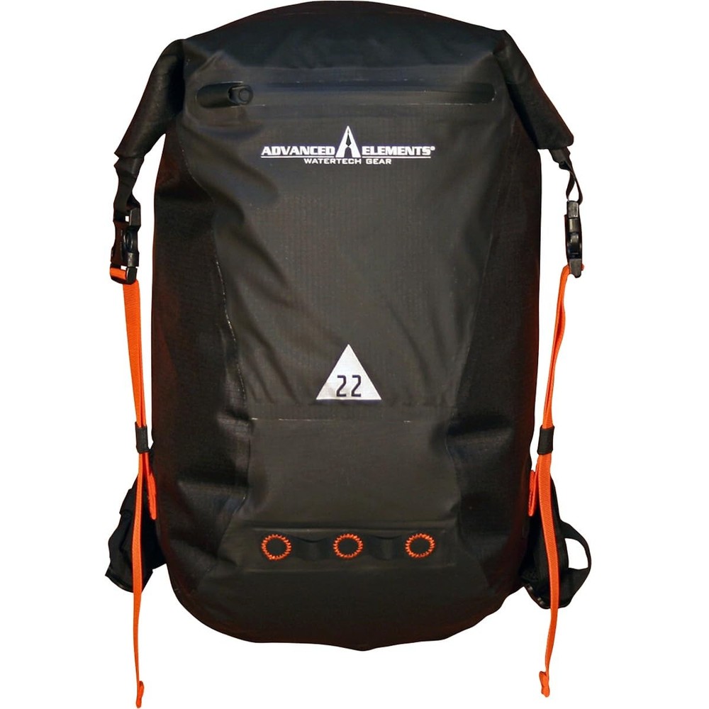 Advanced Elements Blast 22L Rolltop Pack Black - Waterproof Dry Bag