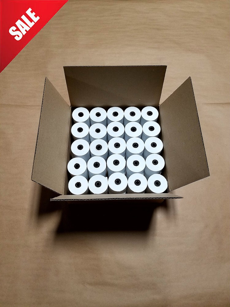 2 1/4" x 200' Thermal Paper (50 Rolls) for Casio TE-2000, Casio TE-3000