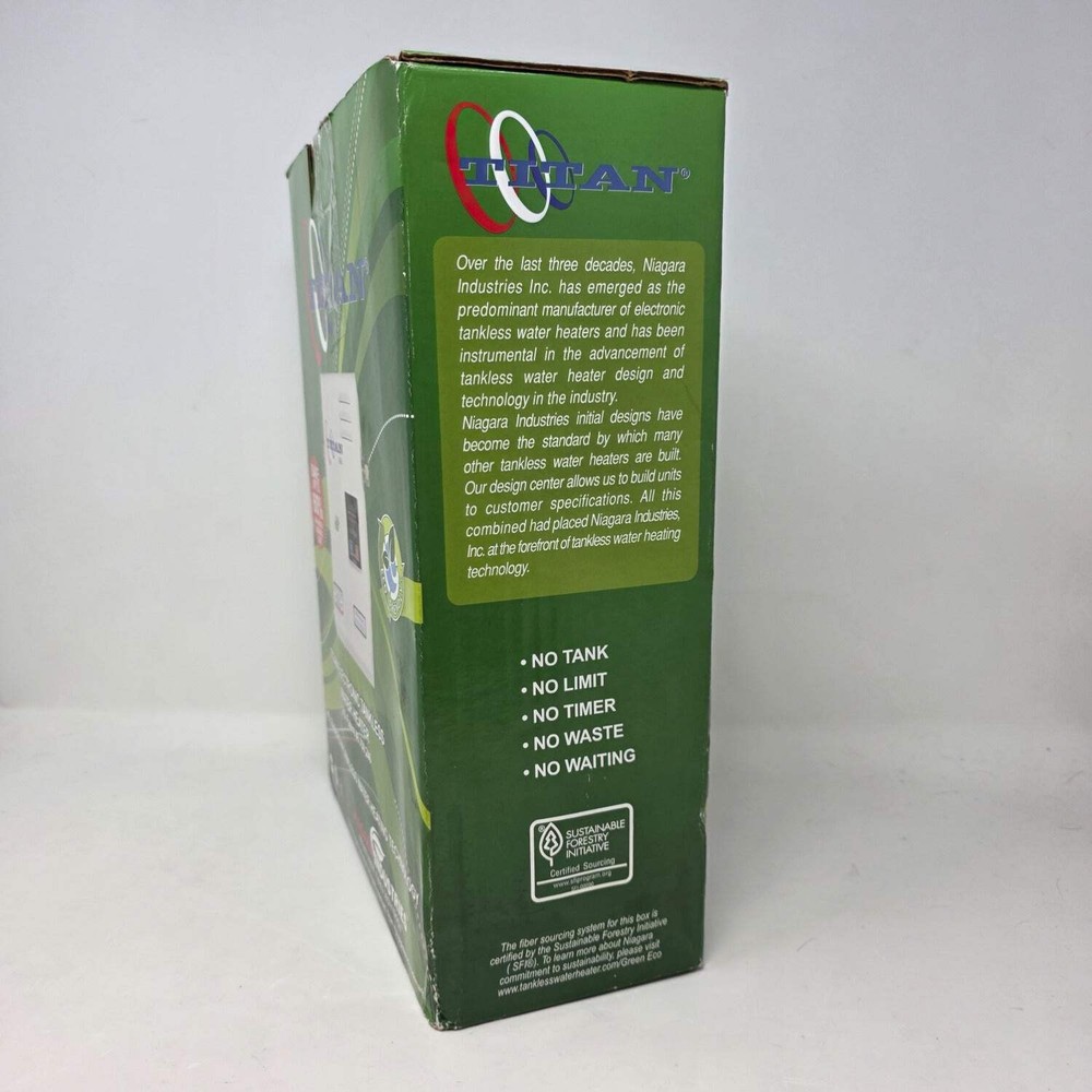 New Titan N-120x Electric Tankless Water Heater 12XN750999 220VAC 60HZ 11KW 54A