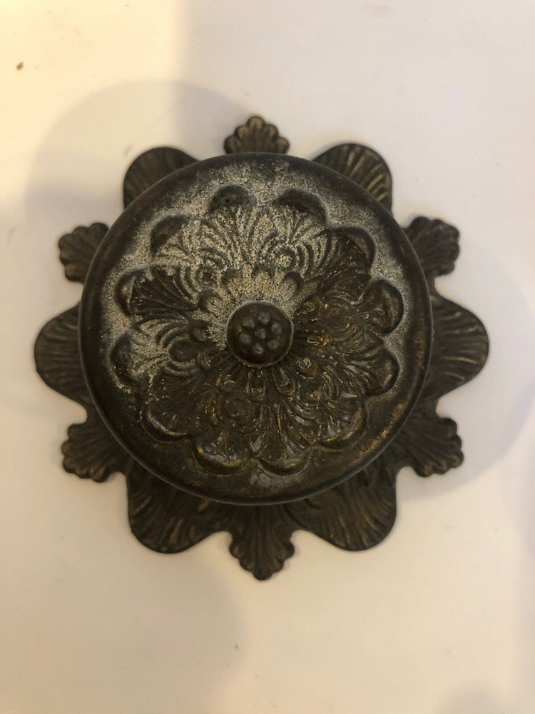 Antique Metal Drawer Pulls Set Of 2