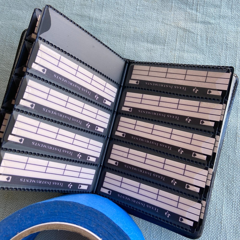 TI Solid State Software Calculator 1977 LE-01-LE-21 Master Library Module ML-02
