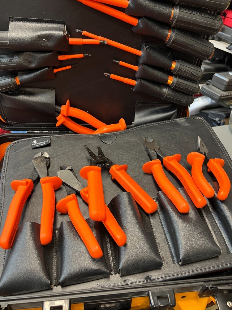 Klein Electrician Tool Set with hard case
