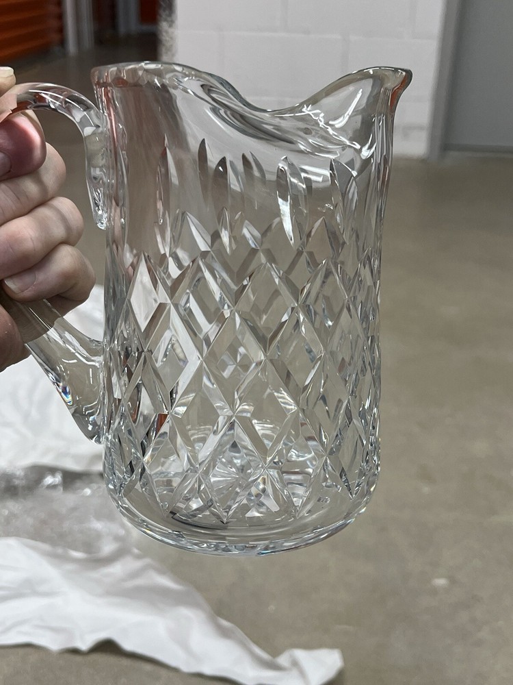 Brierly 6 7/8" tall cut glass pitcher