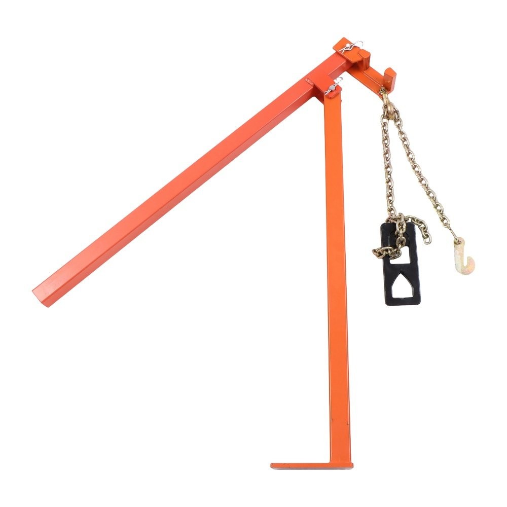 36" T Post Puller Heavy Fence Post Puller W/ Puller Plate & 47" Lifting Chain