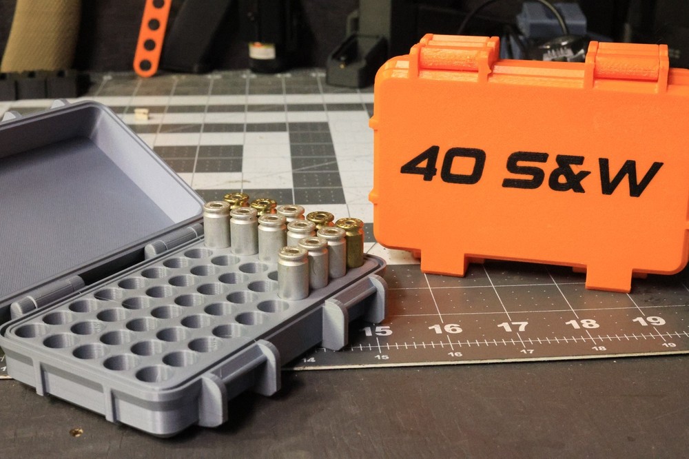 3D Printed 9mm 50-Round Ammo Box